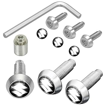 ナンバープレートロックボルト　１０個セット Amazon | 盗難防止 ナンバープレート ロックボルト 純正品